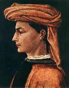 Portrait of a Young Man wt UCCELLO, Paolo